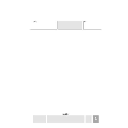 Blocco comande - 25/25 copie...