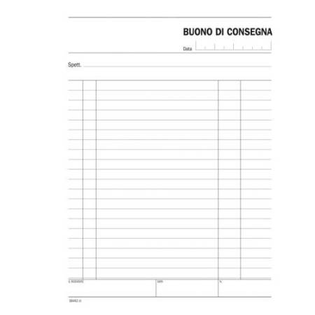 Blocco buoni consegna - 148 x 215 mm - 100 fg - DU164420000 - Data Ufficio
