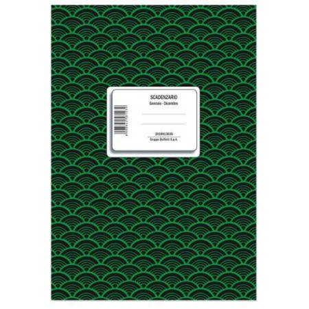 Registro scadenzario spiralato Gennaio/Dicembre - 10 pagine per mese - 24 x 17 cm - 2016N1363 - Data Ufficio