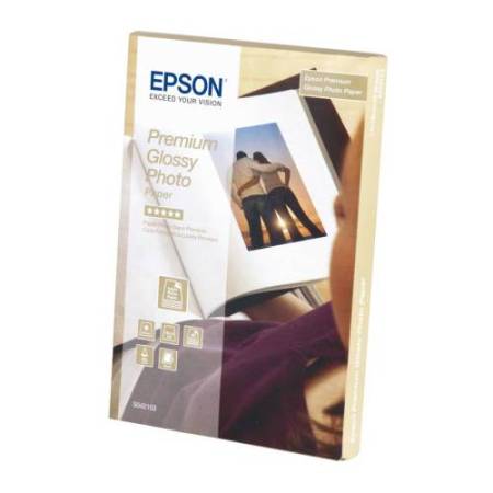 Epson - Premium Glossy Photo Paper - 10x15cm - 40 Fogli - C13S042153