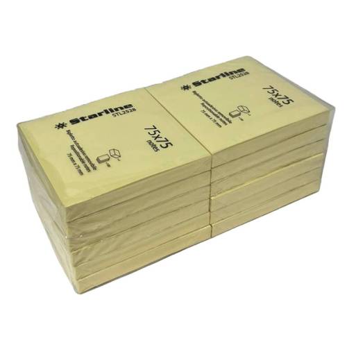 Blocchetto biglietti adesivi - giallo...