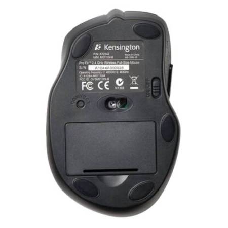 Mouse Pro Fit dimensioni standard - wireless - Nero - Kensington