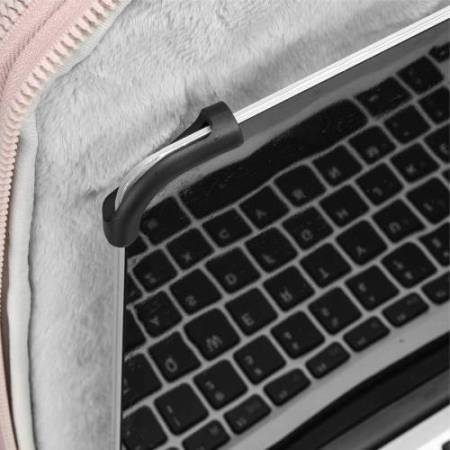 Borsa porta notebook Vacallo 16" - PET - rosa cipria - SWISS Digital DESIGN