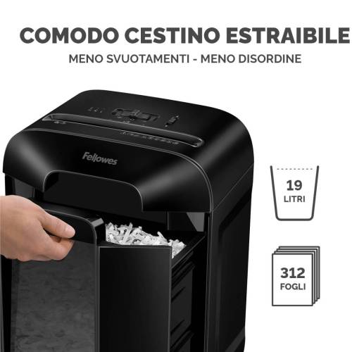 Distruggidocumenti LX85 - a frammenti...