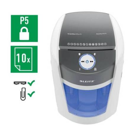 Distruggidocumenti Office P5 - taglio a micro frammenti 2x15 mm - Leitz