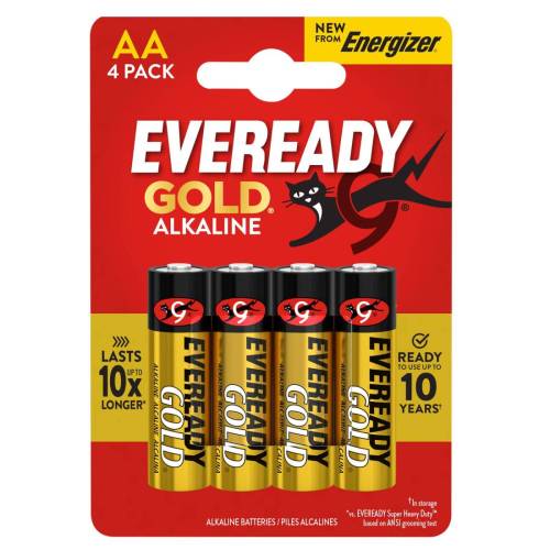 Pila stilo AA - 1,5V - Eveready Gold-...