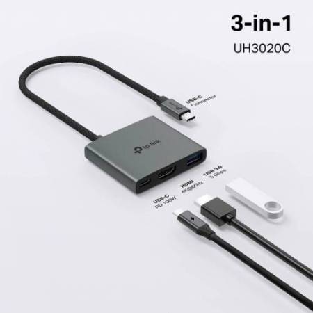 Hub USB Type-C con 3 porte - Tp-Link