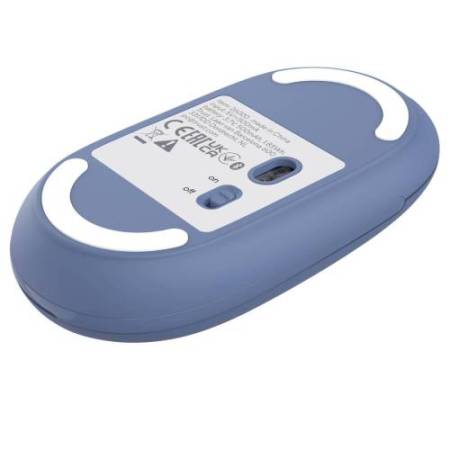 Mouse - ultrasottile - wireless - ricaricabile - Blu - Trust