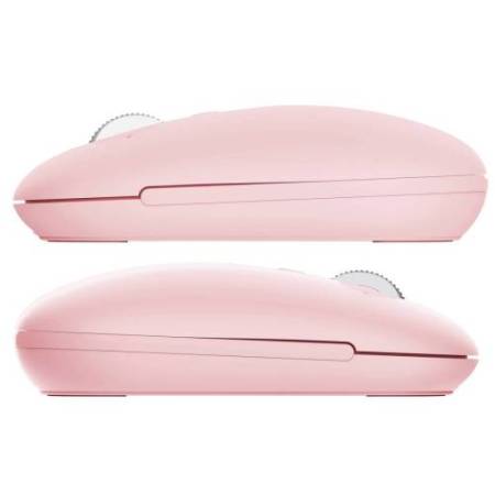 Mouse - ultrasottile - wireless - ricaricabile - Lilla - Trust