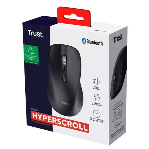 Mouse -  wireless - Ferro - Nero - Trust