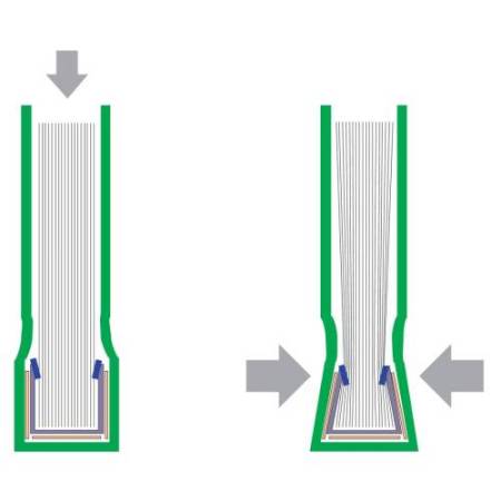 Copertine Impressbind - flessibile - 3,5 mm - bordeaux - Leitz - scatole 10 pezzi