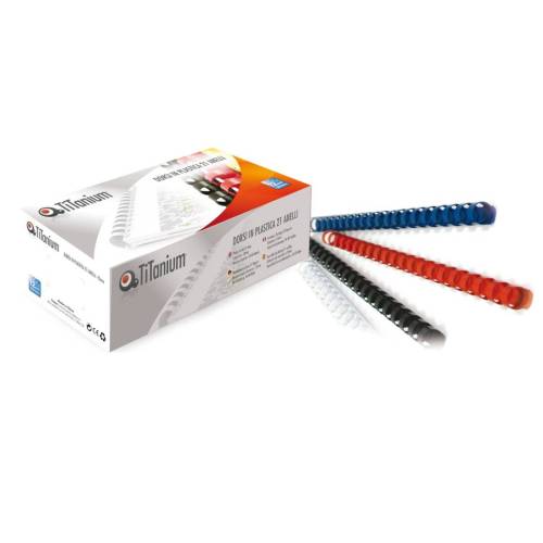 Dorsi spirale - 21 anelli - plastica...