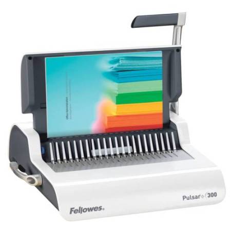 Rilegatrice Pulsar+ 300 - manuale - a dorso plastico - Fellowes