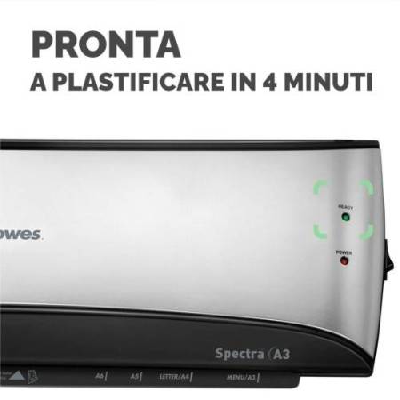 Plastificatrice Spectra - A3 - a caldo - Fellowes