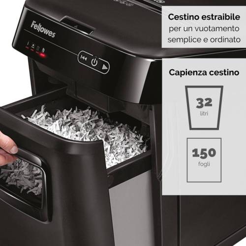 Distruggidocumenti AutoMax 150C - a...