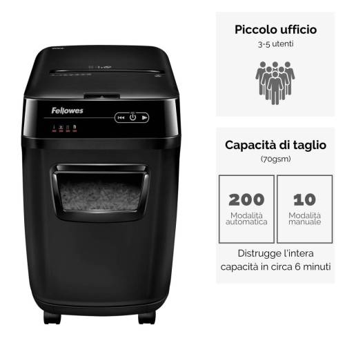 Distruggidocumenti AutoMax 200C - a...