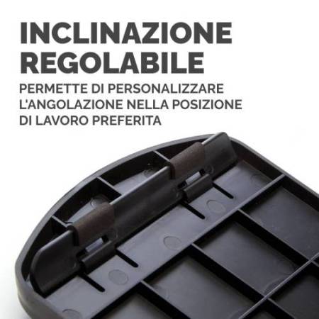 Mousepad con poggiapolsi in gel - regolabile - Fellowes