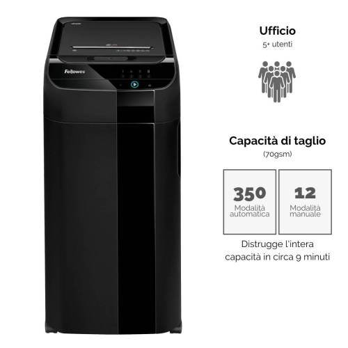 Distruggidocumenti AutoMax 350C - a...