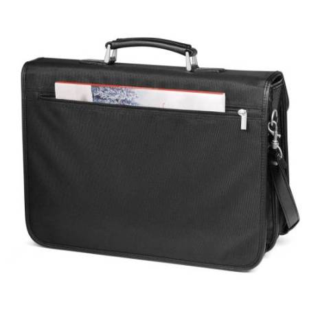 Cartella in tessuto - extra strong - nero - 44x31x20cm - City Time