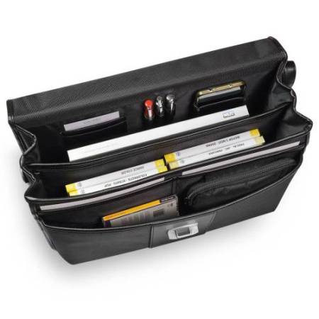 Cartella in tessuto - extra strong - nero - 44x31x20cm - City Time