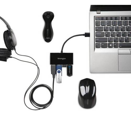 Hub 4 porte USB 3.0 UH4000 - nero -...