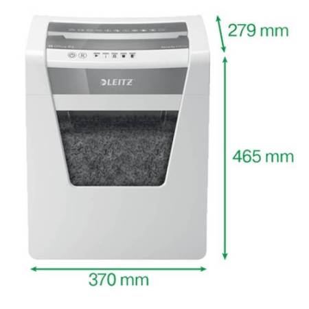 Distruggidocumenti Office P4 - taglio a frammenti 4x40 mm - Leitz IQ