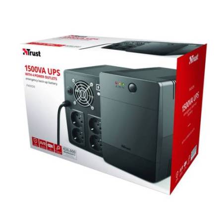 Gruppi di continuità Paxxon 1500VA UPS - 4 porte - Trust