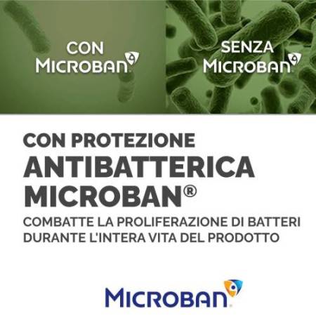 Poggiapolsi da tastiera in FoamFusion Microban PlusTouch - nero - Fellowes