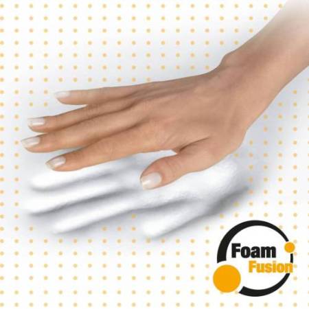 Poggiapolsi da tastiera in FoamFusion Microban PlusTouch - nero - Fellowes