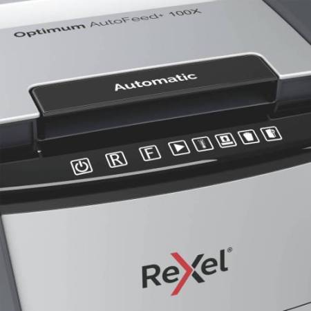 Distruggidocumenti Optimum AutoFeed+ 100X - a frammenti - Rexel