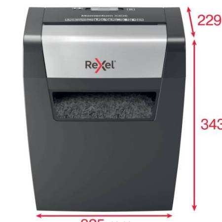 Distruggidocumenti Momentum X406 - a frammenti - Rexel