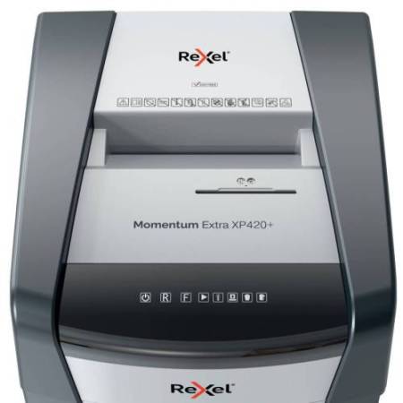 Distruggidocumenti Momentum Extra XP420 + P4 EU - a frammenti - Rexel