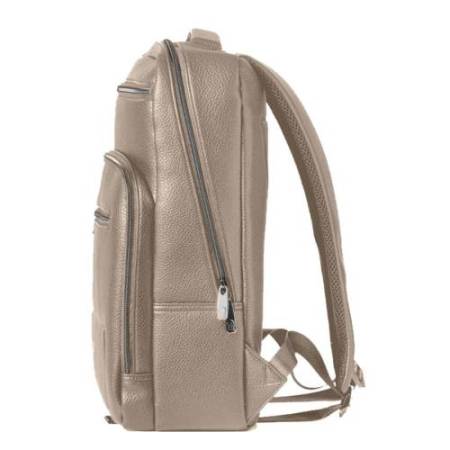 Zaino Gate Trended - 29 x 42 x 15 cm - ecopelle - ghiaccio - In Tempo