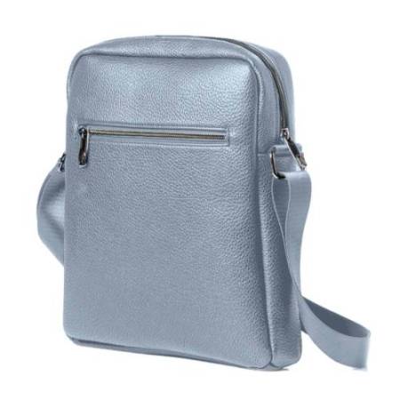 City bag medium Gate Trended - 25 x 30 x 6 cm - ecopelle - azzurro - In Tempo