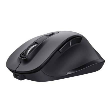 Mouse wireless Fyda - ricaricabile - nero - Trust