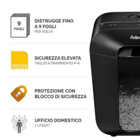 Distruggidocumenti LX 50 - a frammenti - Fellowes