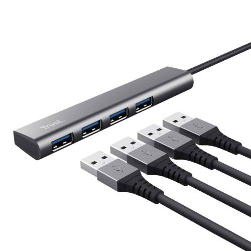 Hub Halyx - 4 porte - da USB-C a...