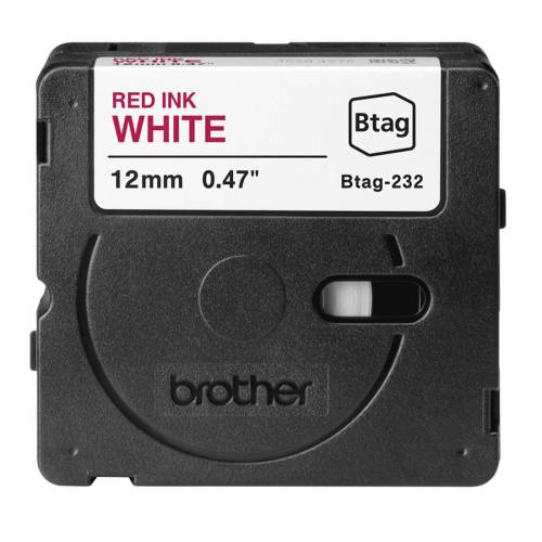Brother - Nastro -  Rosso/Bianco -...