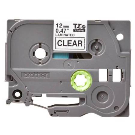 Brother - Nastro - Nero/Trasparente - TZE131S - 12mm x 4mt