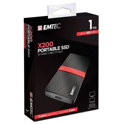 Emtec - Hard disk SSD esterno 3.1 - 1...