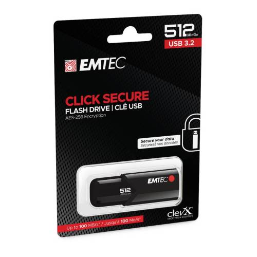 Emtec - Memoria USB B120 Click&Secure...