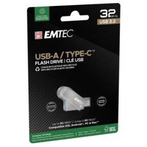 Emtec - Memoria Dual USB3.2...