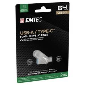 Emtec - Memoria Dual USB3.2...