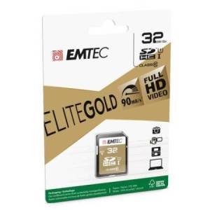Emtec - SDHC Class 10 Gold...