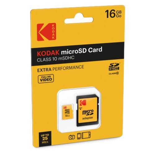Kodak - Micro SDHC Class 10 Extra -...