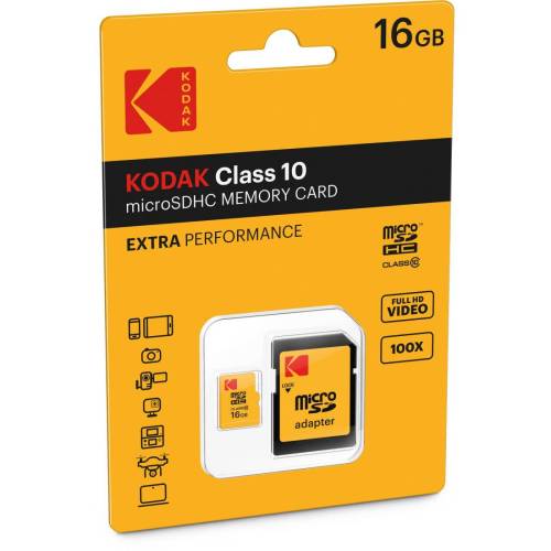 Kodak - Micro SDHC Class 10 Extra -...
