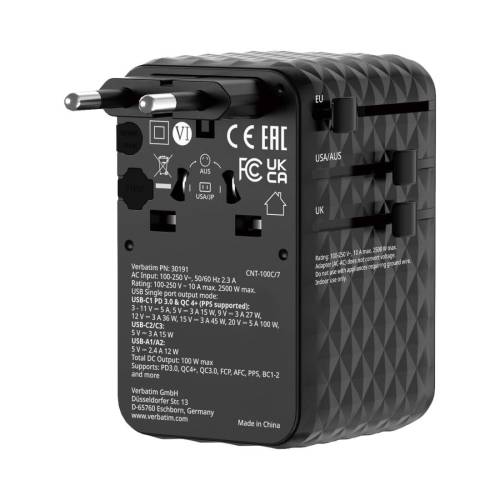 Adattatore - da viaggio universale -...