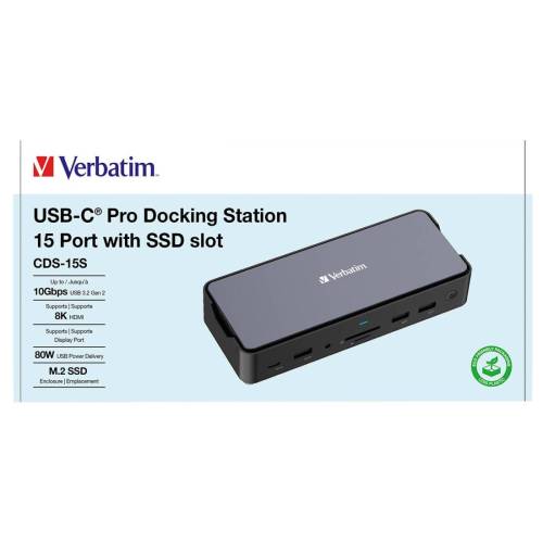 Verbatim - USB-C Pro Docking Station...