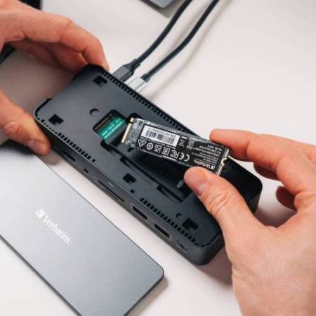 Verbatim - USB-C Pro Docking Station 15 Port - 32173