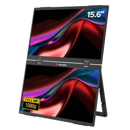 Monitor - portatile - 15.6"- dual...